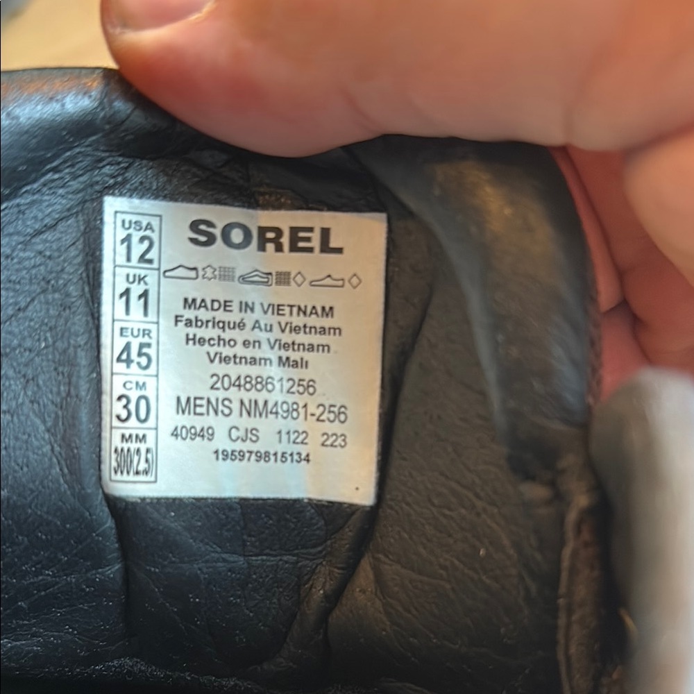 Sorel Ankeny Waterproof Boots size 12 - Picture 2 of 8